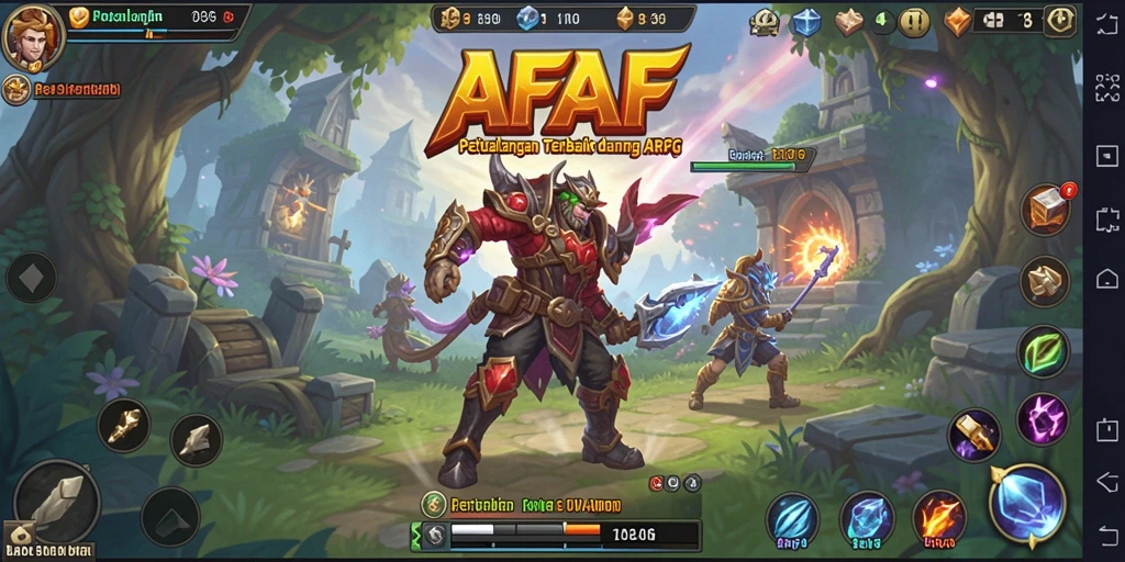 Tampilan gameplay seru dan dinamis AFAF dalam aksi.