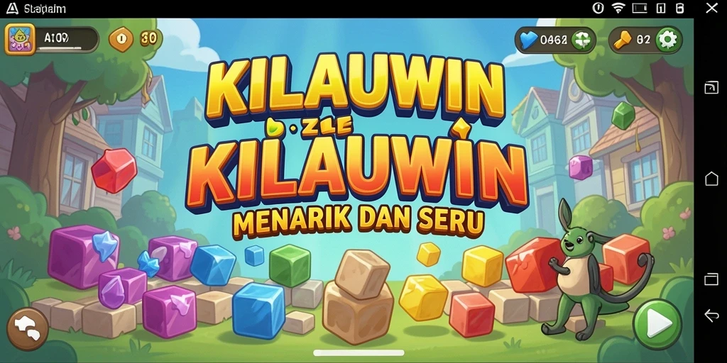Tampilan gameplay KILAUWIN dengan tantangan Puzzle yang seru.