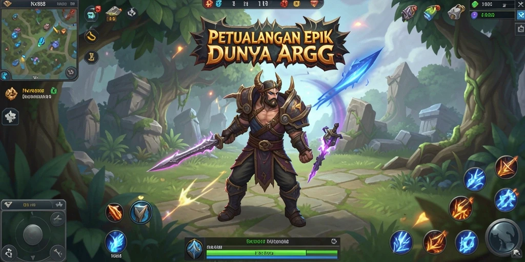 Tampilan aksi menarik dalam gameplay ARPG NX888.