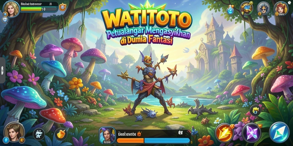 Tangkapan layar gameplay WATITOTO menunjukkan aksi petualangan yang mendebarkan.