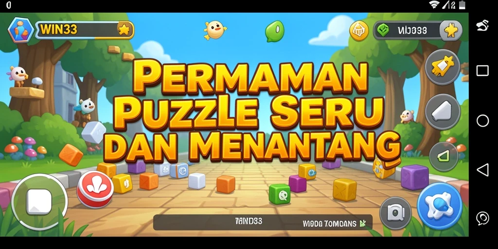 Tangkapan layar gameplay WIN33 menampilkan teka-teki inovatif dan solusi kreatif.